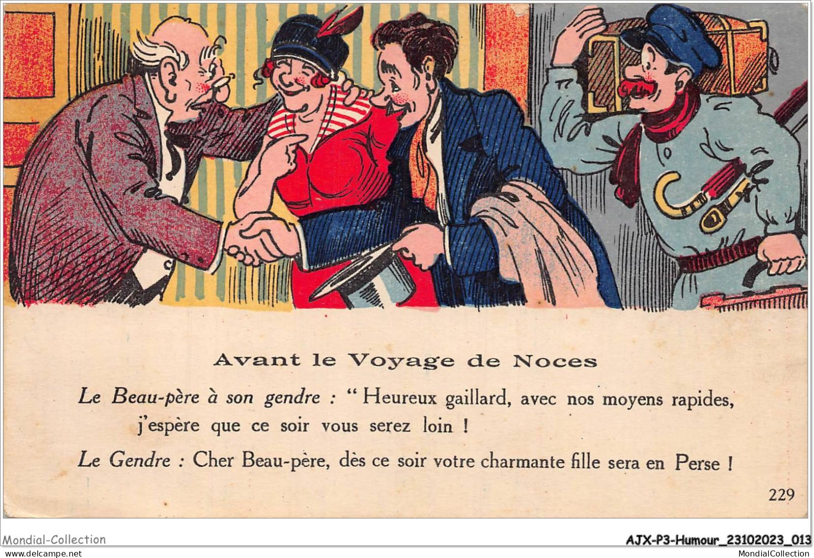 AJXP3-0198 - HUMOUR - Avant Le Voyage De Noces - Humour