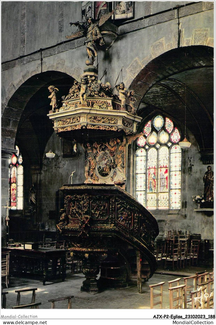AJXP2-0190 - EGLISE - SAINT-THEGONNEC - MX 2356 - La Chaire A Precher - Chef D'oeuvre De Sculpture Bretonne De 1683 - Eglises Et Cathédrales