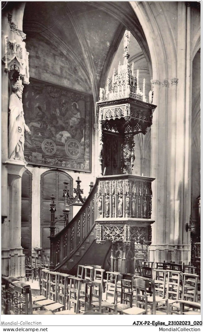 AJXP2-0106 - EGLISE - VERNON - Interieur De L'eglise - La Chaire - Eglises Et Cathédrales