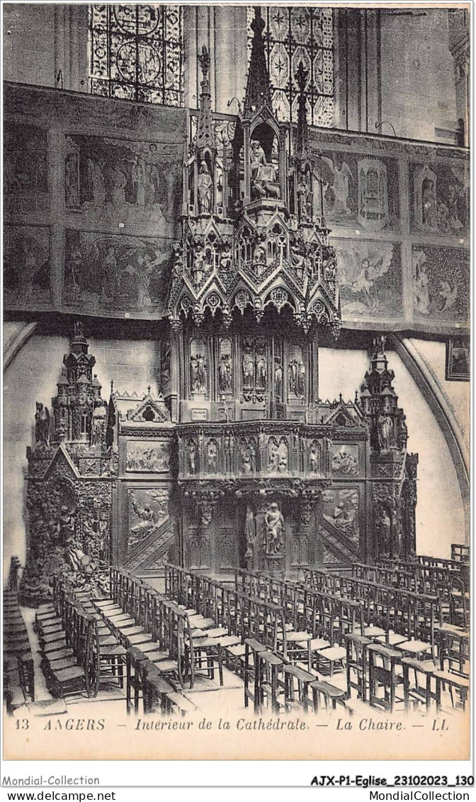 AJXP1-0068 - EGLISE - ANGERS - Interieur De La Cathedrale - La Chaire - Kirchen U. Kathedralen