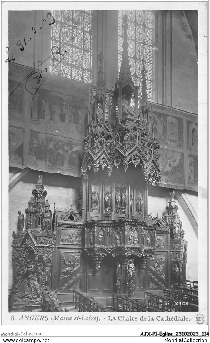 AJXP1-0060 - EGLISE - ANGERS - La Chaire De La Cathedrale - Kirchen U. Kathedralen