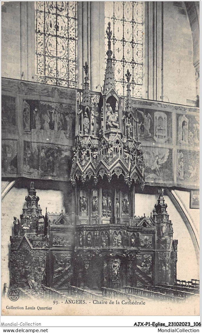 AJXP1-0056 - EGLISE - ANGERS - Chaire De La Cathedrale - Eglises Et Cathédrales