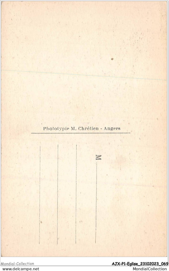 AJXP1-0035 - EGLISE - ANGERS - La Cathedrale - Benitier En Marbre Vert - Baignoire Romaine Envoyee Du Midi - Eglises Et Cathédrales
