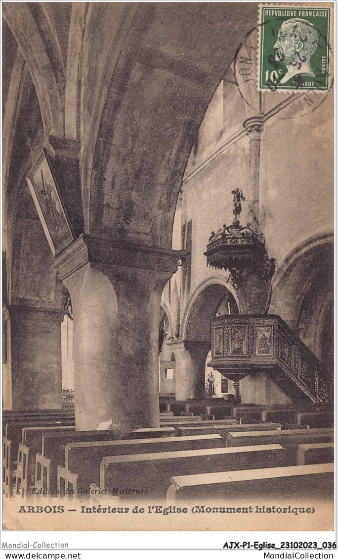 AJXP1-0019 - EGLISE - ARBOIS - Interieur De L'eglise - Iglesias Y Catedrales