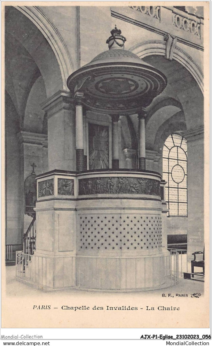 AJXP1-0029 - EGLISE - PARIS - Chapelle Des Invalides - La Chaire - Kirchen U. Kathedralen