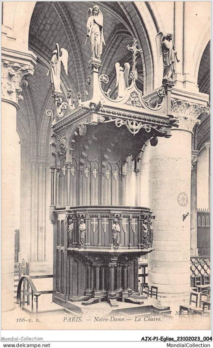 AJXP1-0003 - EGLISE - PARIS - Notre-Dame - La Chaire - Kirchen U. Kathedralen
