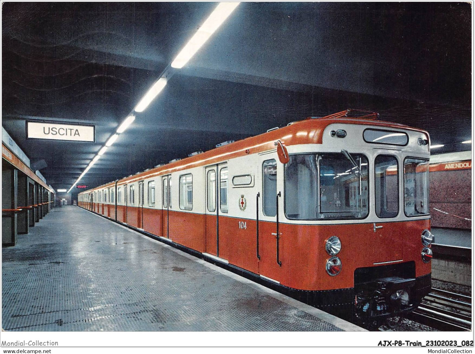 AJXP8-0773 - TRAIN - MILANO - Metrpolitana - Le Metropolitain - Eisenbahnen