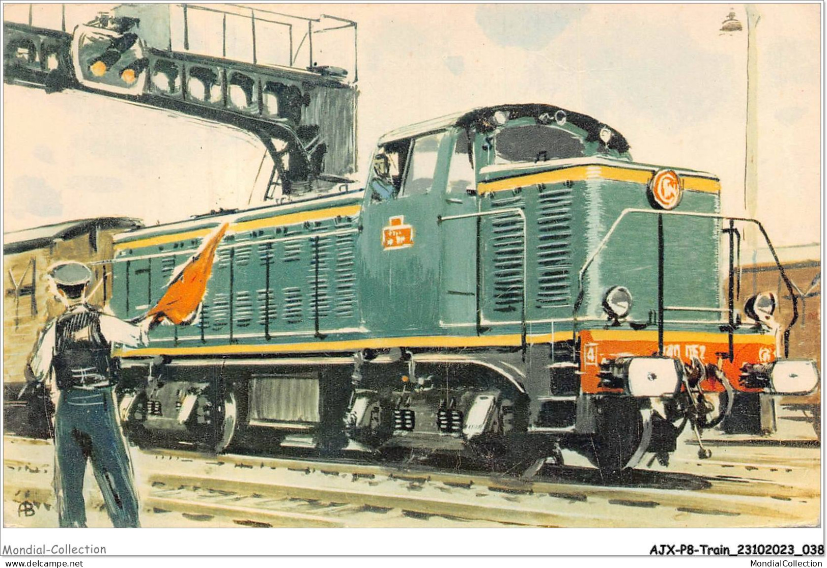 AJXP8-0751 - TRAIN - COMITE NATIONAL DE L'ENFANCE - Trains