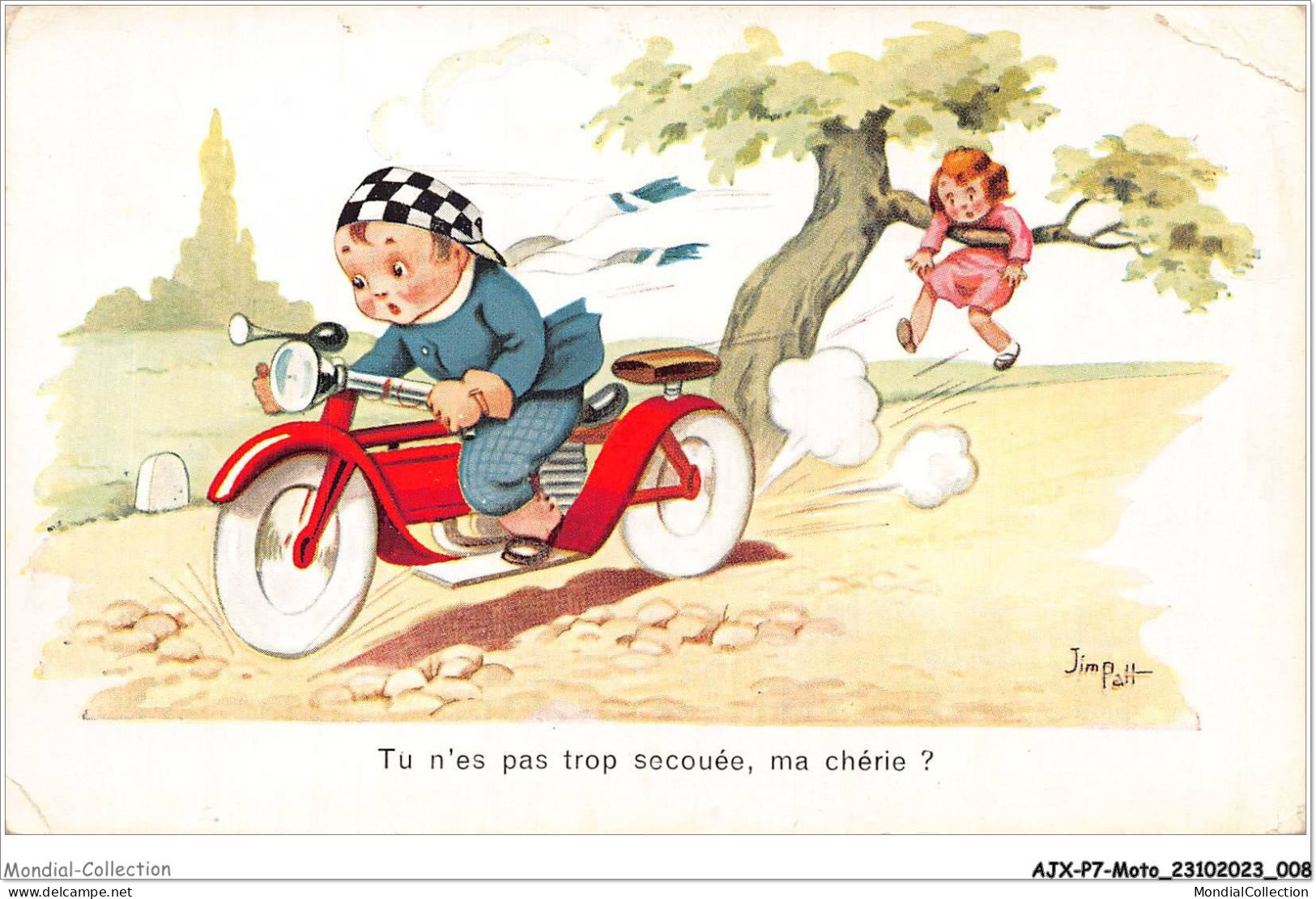 AJXP7-0676 - MOTO - Tu N'est Pas Trop Secouee - Ma Cherie - Motorfietsen