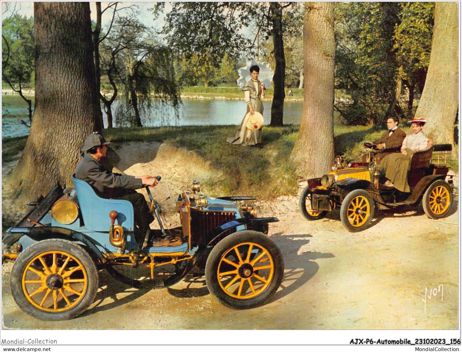 AJXP6-0652 - AUTOMOBILE - TEUF-TEUF Et Belle Epoque - RENAULT 1902 - DE DION 1903 - Bus & Autocars