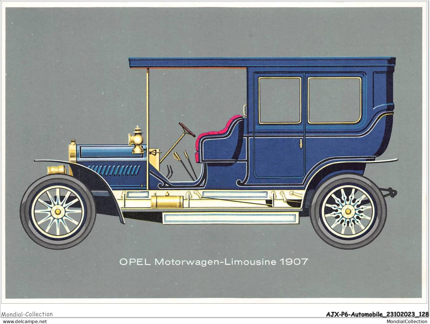 AJXP6-0638 - AUTOMOBILE - OPEL Motorwagen - Limousine 1907 - Buses & Coaches
