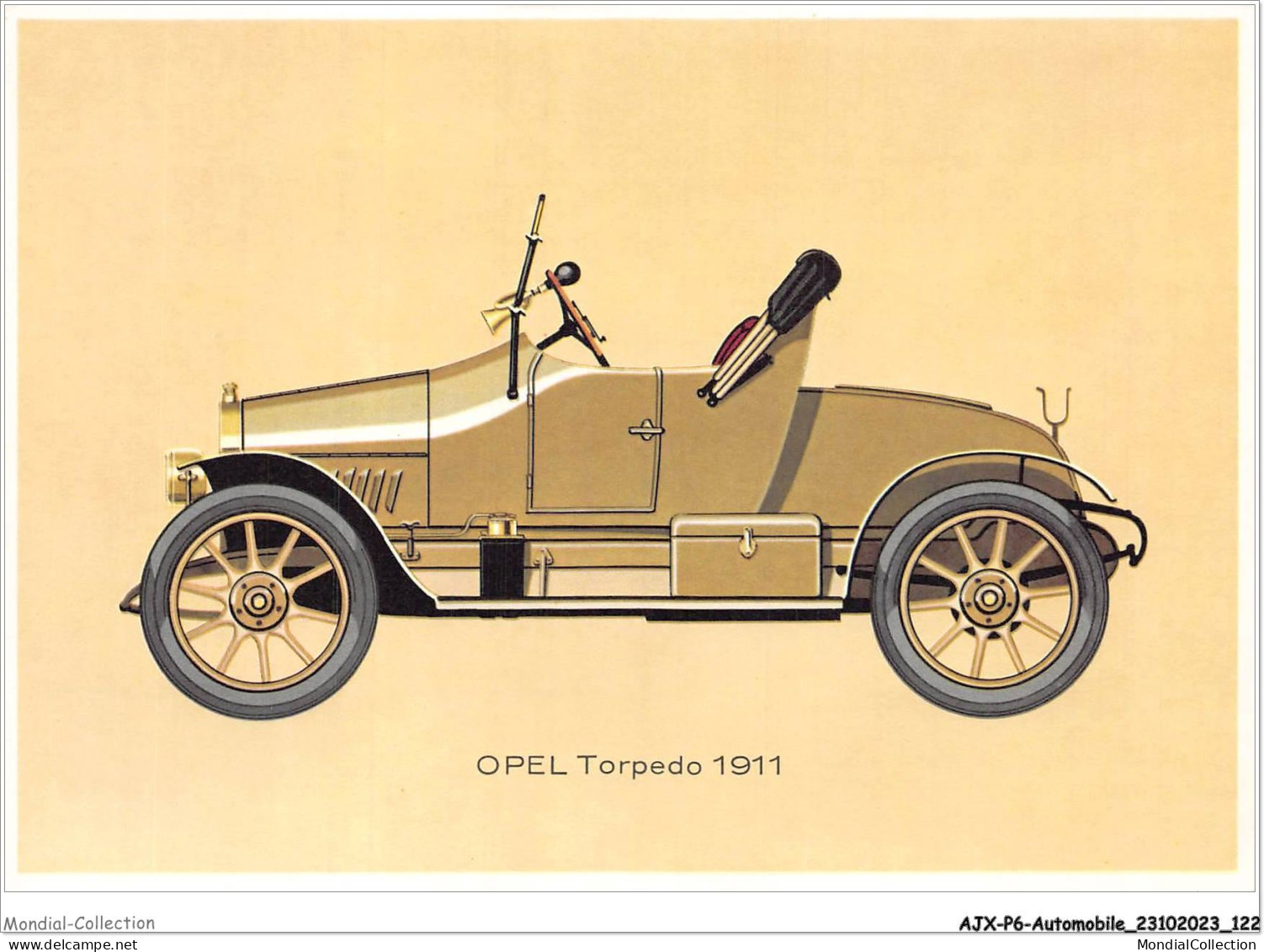 AJXP6-0635 - AUTOMOBILE - OPEL Torpedo 1911 - Buses & Coaches
