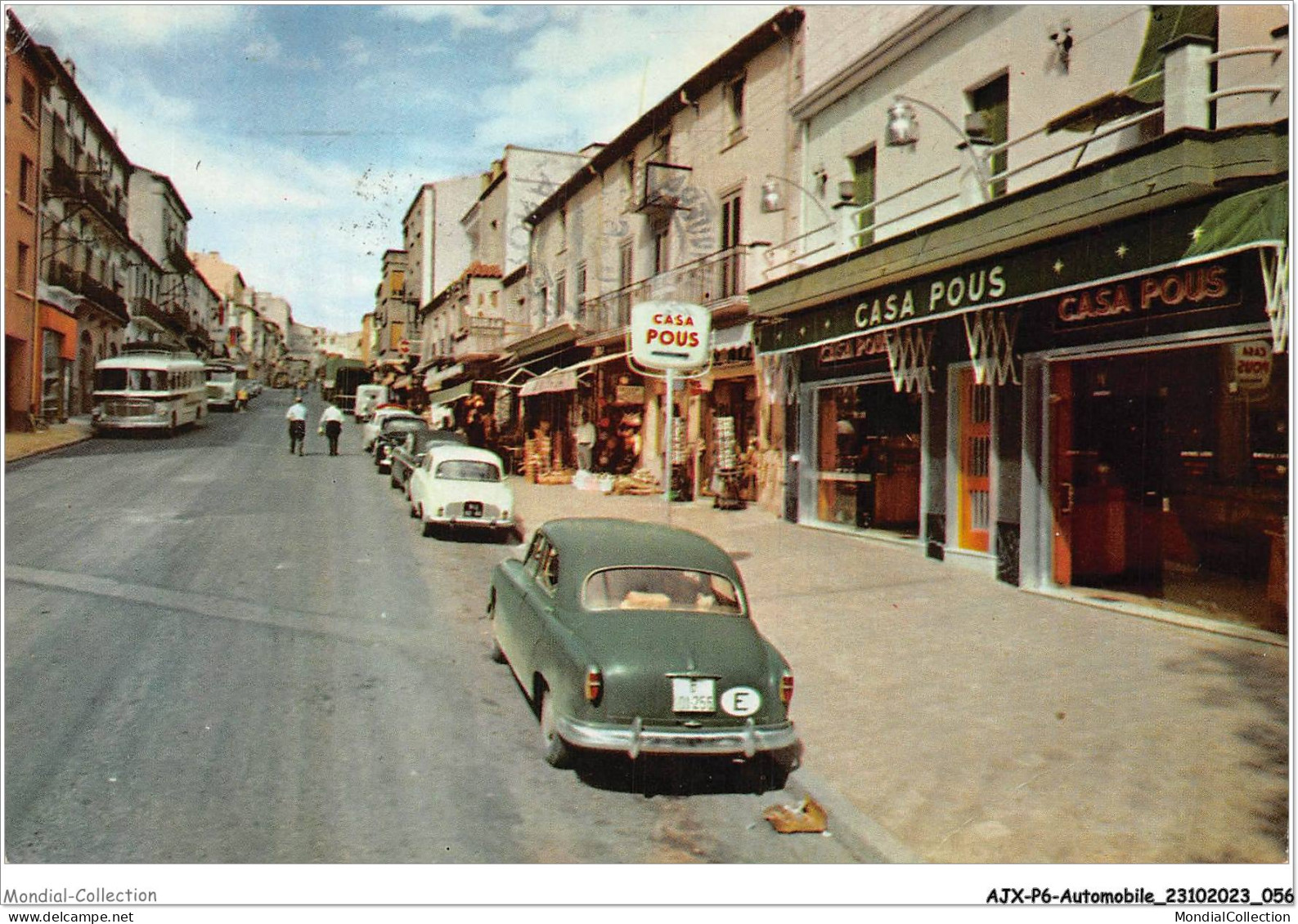 AJXP6-0602 - AUTOMOBILE - LE PERTHUS - Frontera Hispano-Francesa - Bus & Autocars