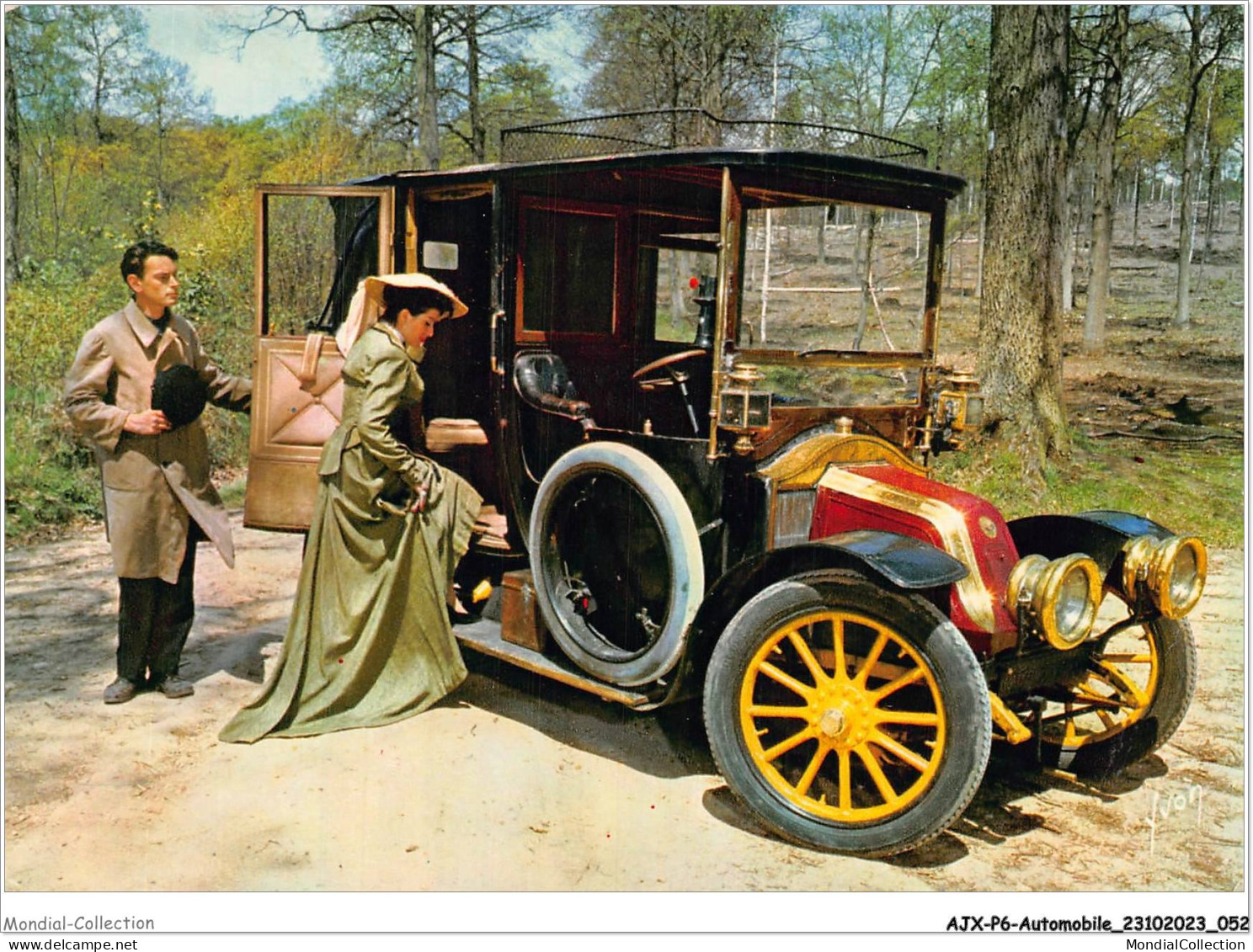 AJXP6-0600 - AUTOMOBILE - TEUF-TEUF Et Belle Epoque - TAXI RENAULT 1908 - Busse & Reisebusse