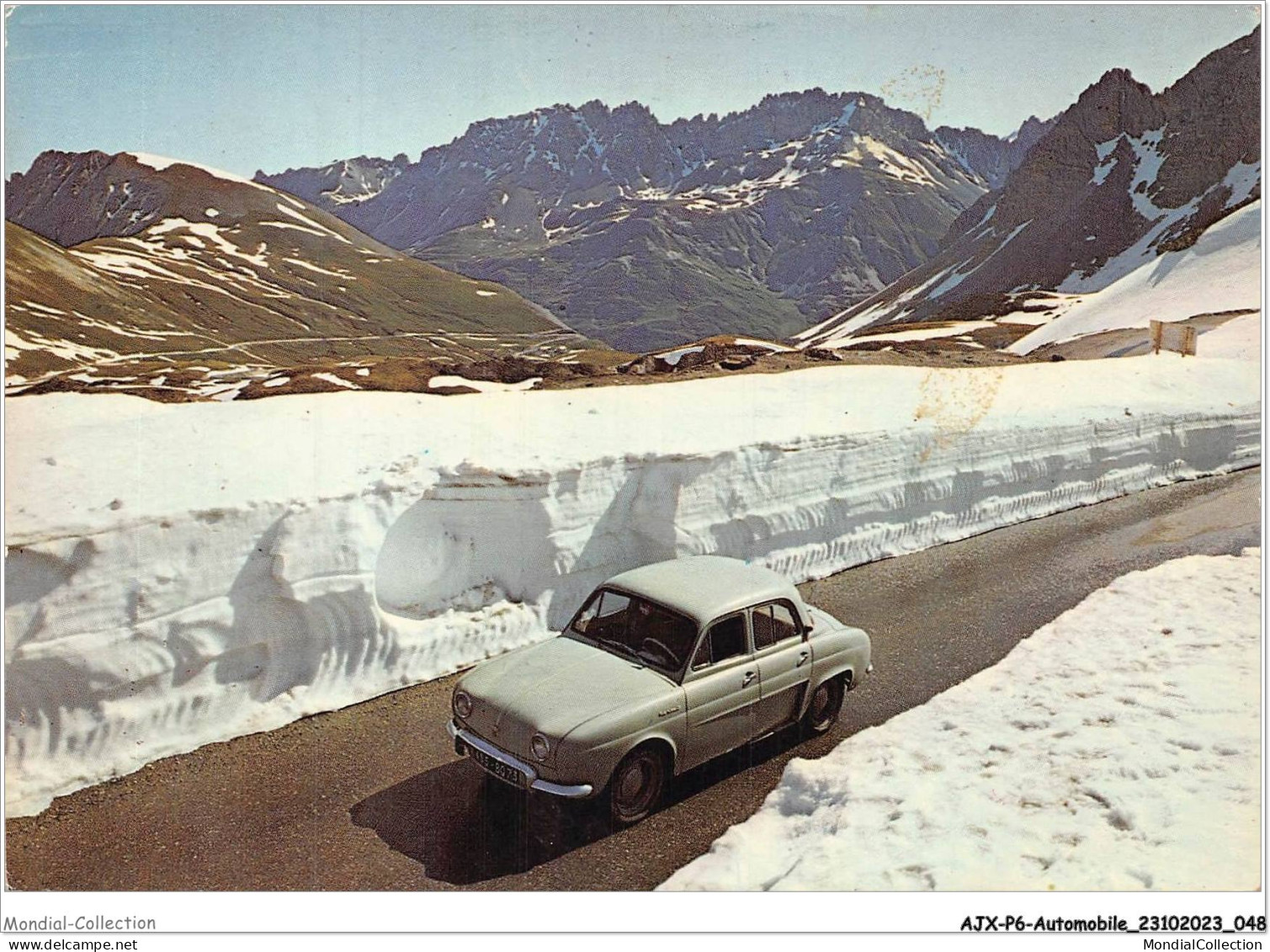 AJXP6-0598 - AUTOMOBILE - Route De Galibier - La Setaz - Massif De La Grande-Paree - Busse & Reisebusse