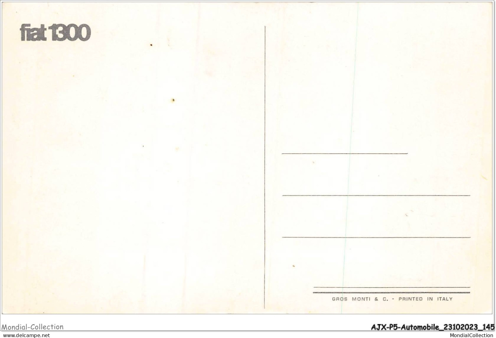 AJXP5-0551 - AUTOMOBILE - Fiat 1300 - Buses & Coaches