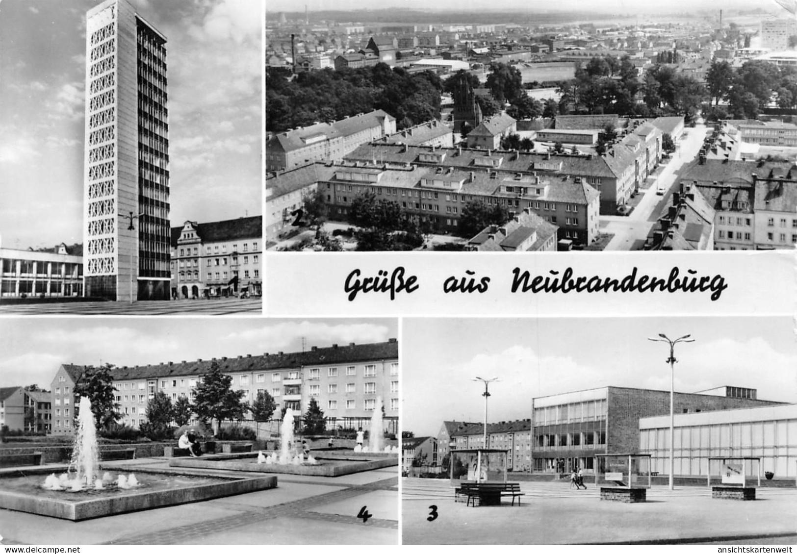 Neubrandenburg Teilansichten Stadtpartien Gl1984 #169.083 - Other & Unclassified