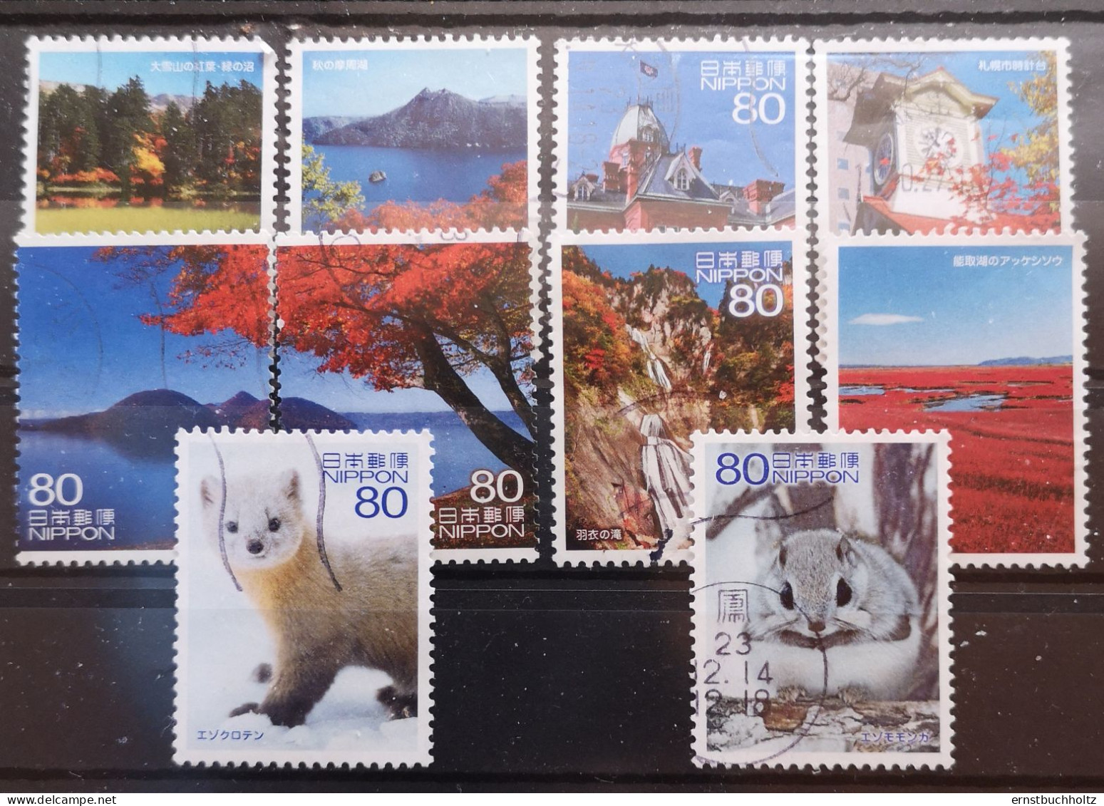 Japan 2011 Travel Scenes No 13 Mi 5769/78° 10v** Gest. - Used Stamps