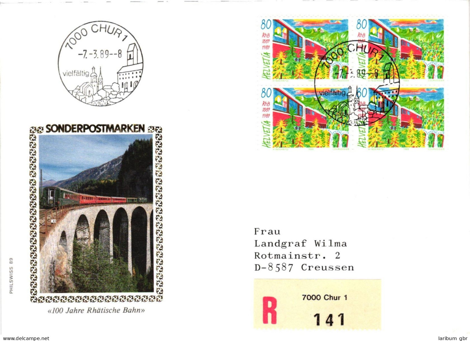 Schweiz 1388 Als Ersttagsbrief Als Mehrfachfrankatur #NP061 - Sonstige & Ohne Zuordnung