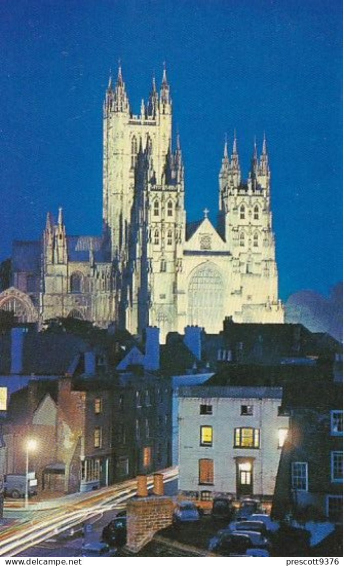 Canterbury Cathedral At Night - Kent - , UK   -   Unused Postcard   - K1 - Autres & Non Classés