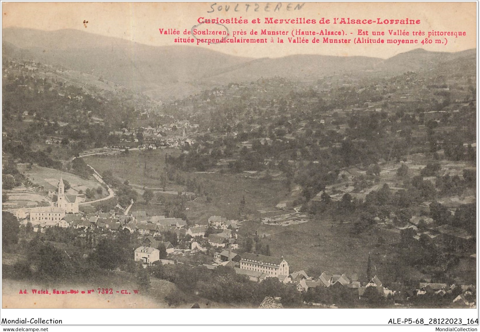 ALE1P5-68-0483 - Curiosités Et Merveilles De L'alsace-lorraine - Vallée De - SOULZEREN - Près De Munster - Haute-alsace - Soultz