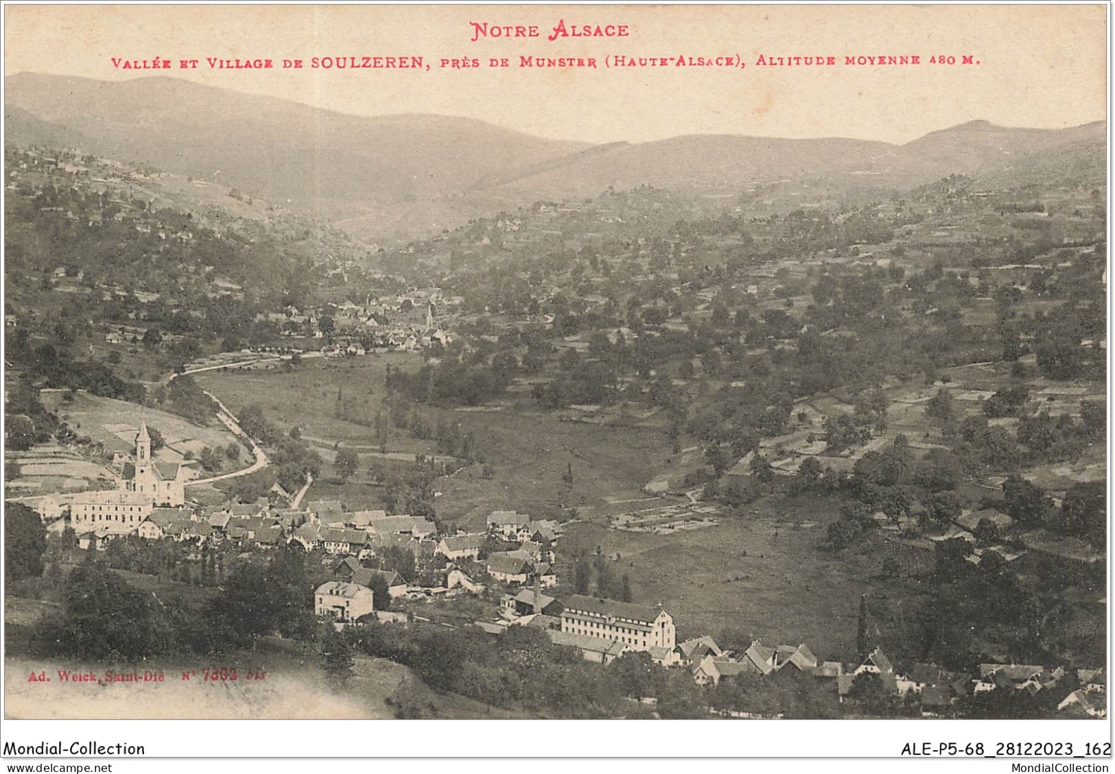 ALE1P5-68-0482 - Notre Alsace - Vallée Et Village De - SOULZEREN - Près De Munster - Haute-alsace - Soultz