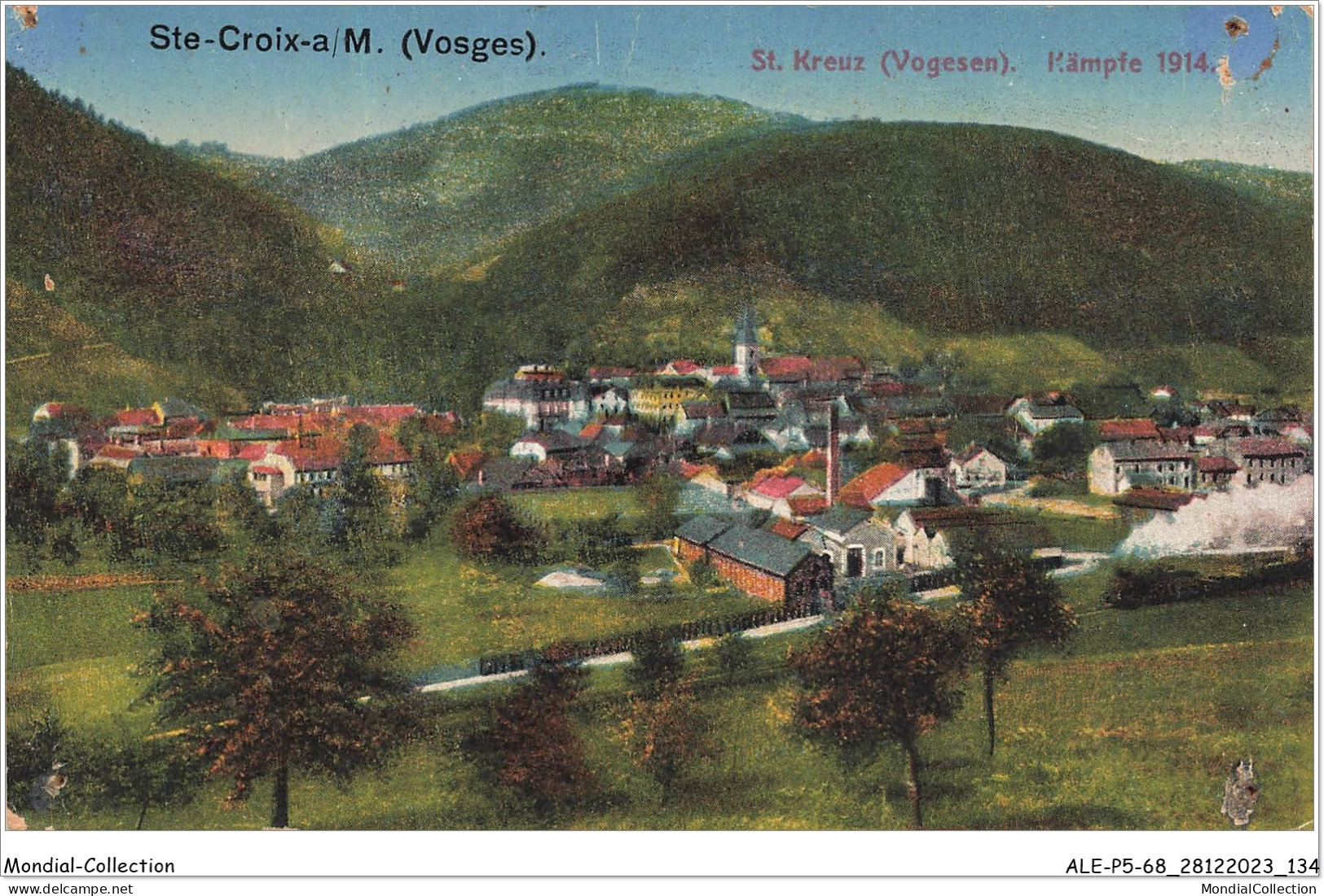 ALE1P5-68-0468 - ST-KREUZ - Vogesen - Kämpfe 1914 - Sainte-Croix-aux-Mines