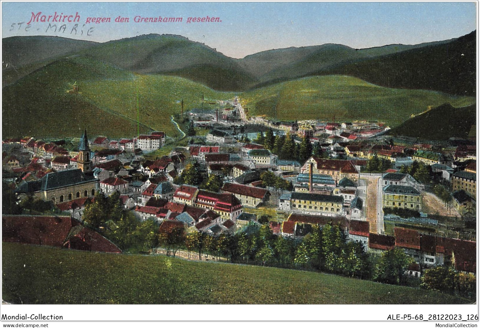 ALE1P5-68-0464 - MARKIRCH - Gegen Den Grenzkamm Gesehen - Sainte-Marie-aux-Mines