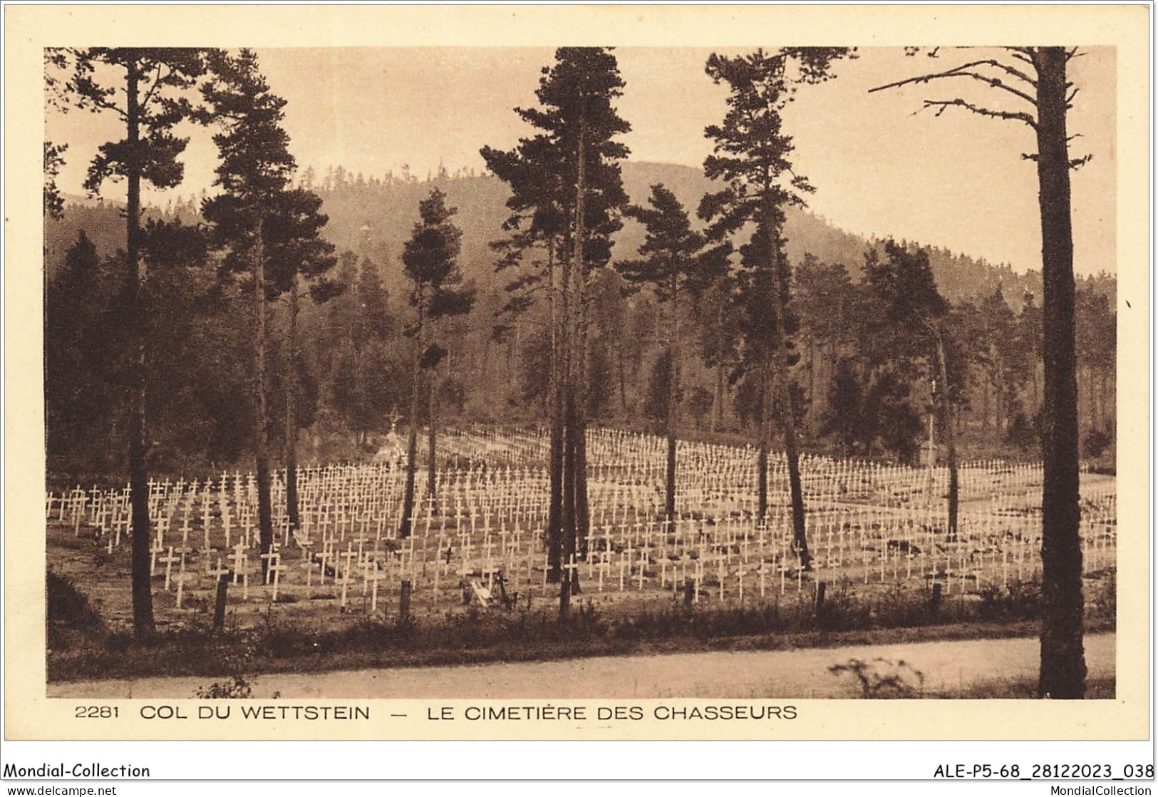 ALE1P5-68-0420 - COL DU WETTSTEIN - Le Cimetière Des Chasseurs - Orbey