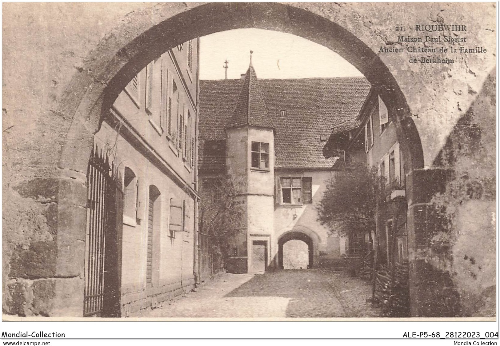ALE1P5-68-0403 - RIQUEWIHR - Maison Paul Sigrist - Ancien Château De La Famille De Berkheim - Riquewihr