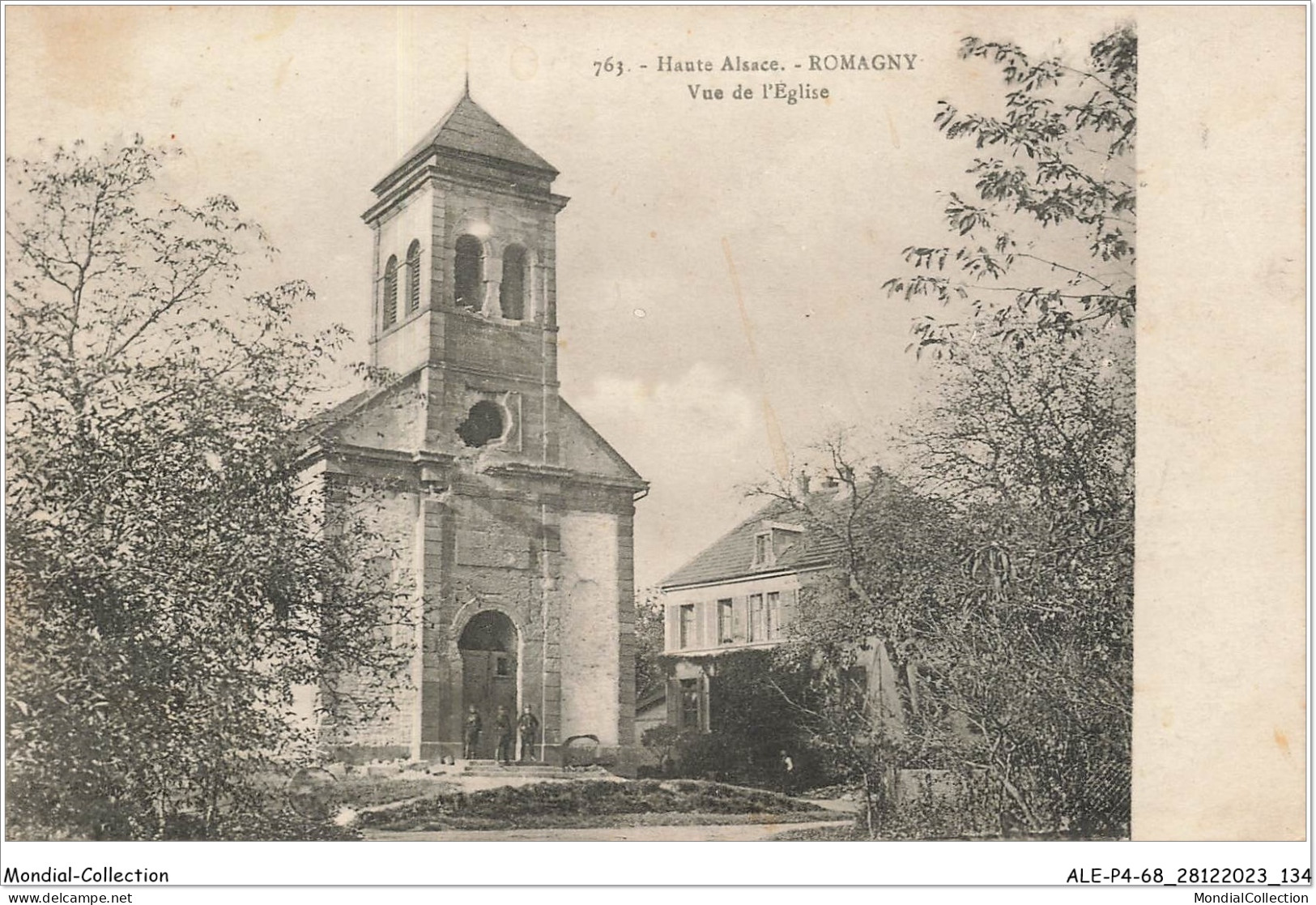 ALE1P4-68-0368 - Haute-alsace - ROMAGNY - Vue De L'église - Altkirch