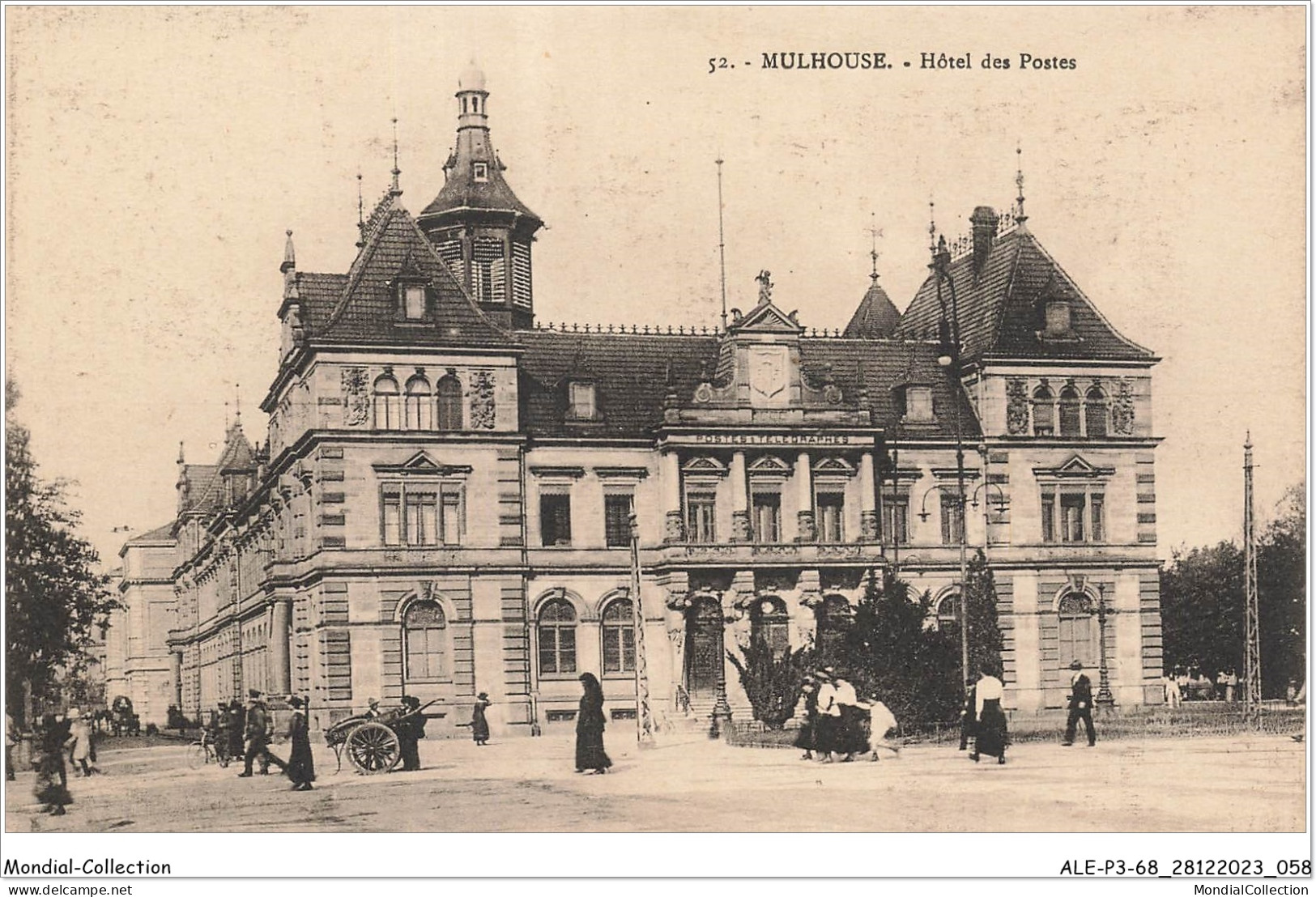 ALE1P3-68-0230 - MULHOUSE - Hôtel Des Postes - Mulhouse