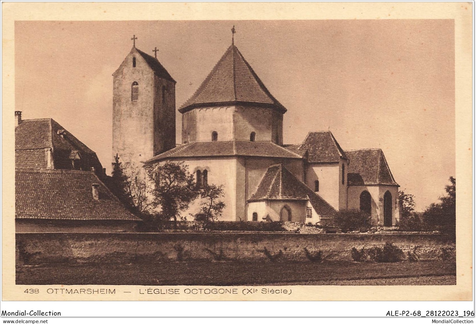 ALE1P2-68-0199 - OTTMARSHEIM - L'église Octogone - XI Siècle - Ottmarsheim