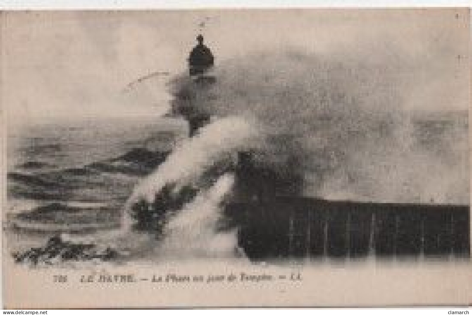 SEINE MARITIME-Le Havre-Le Phare Un Jour De Tempête - LL 728 - Harbour