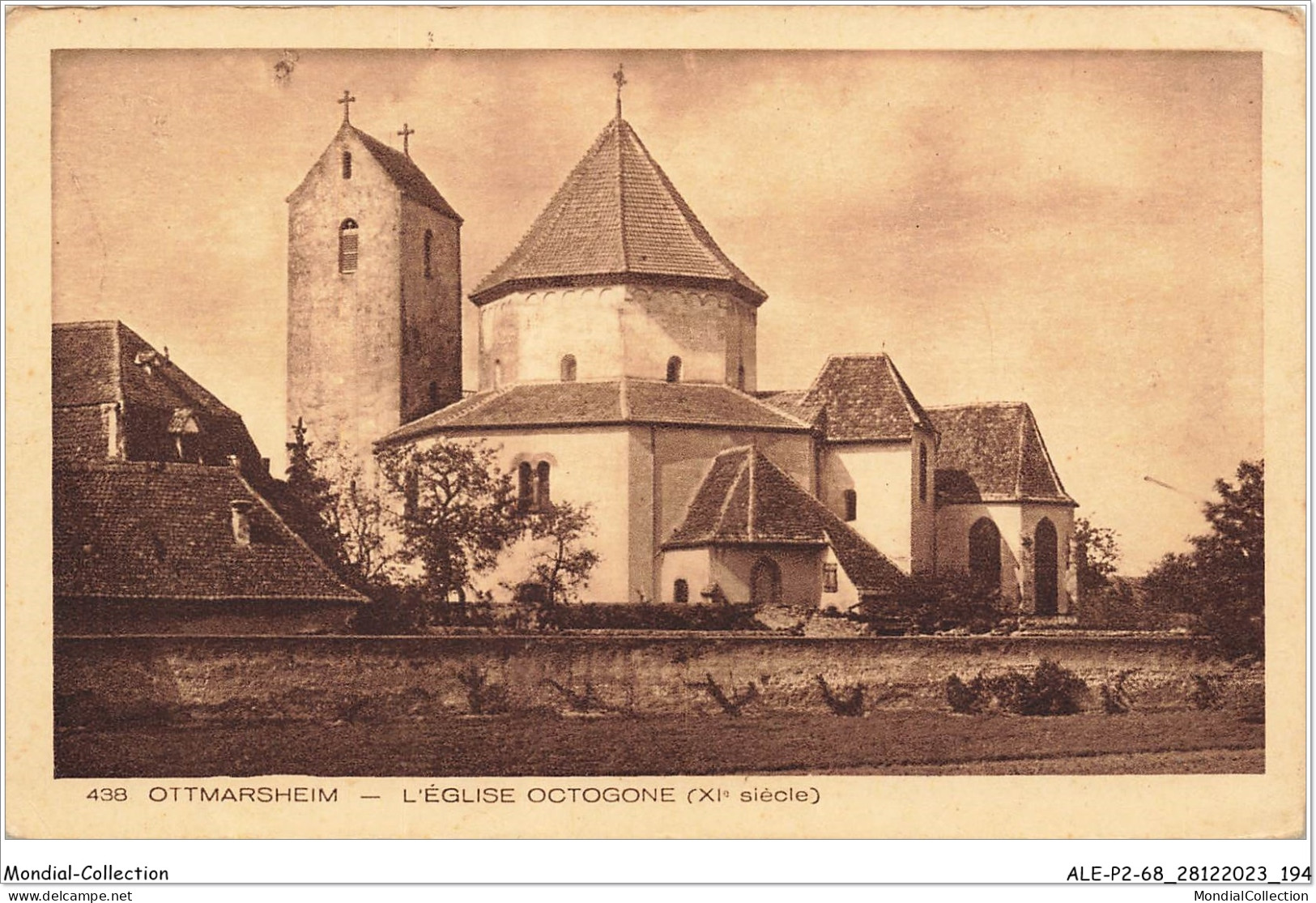 ALE1P2-68-0198 - OTTMARSHEIM - L'église Octogone - XI Siècle - Ottmarsheim