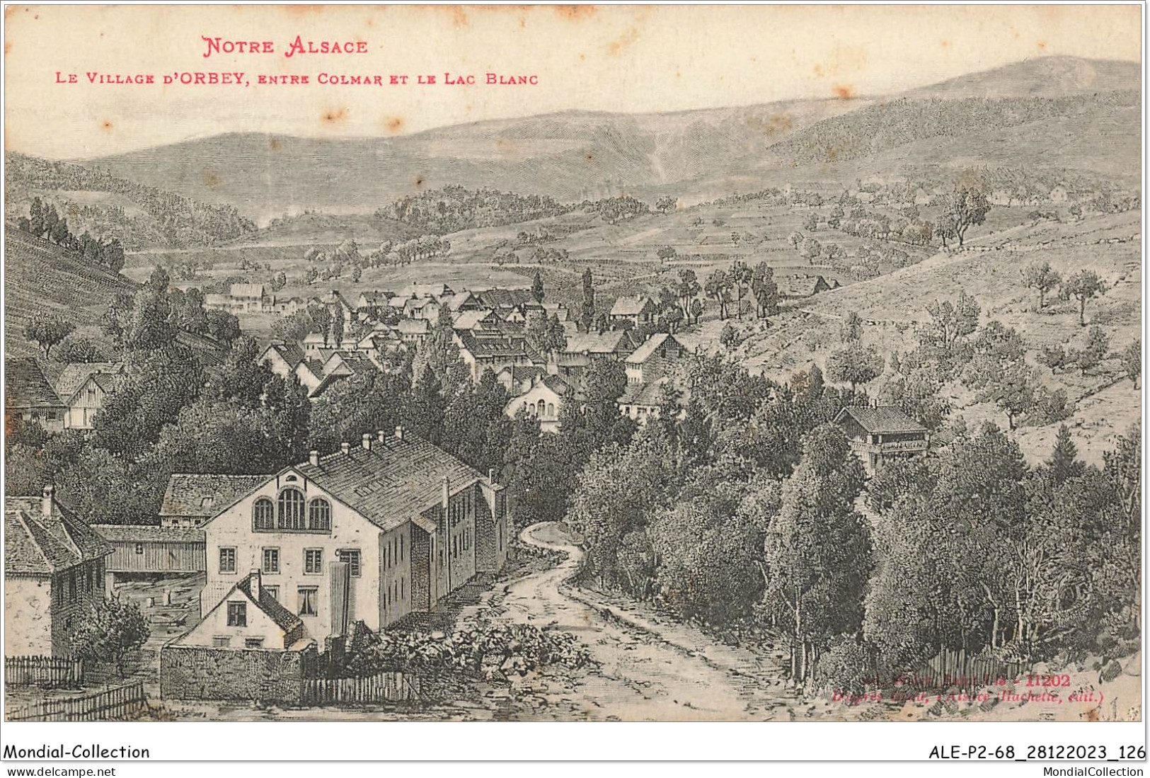 ALE1P2-68-0164 - Notre Alsace - Le Village D'ORBEY - Entre Colmar Et Le Lac Blanc  - Orbey