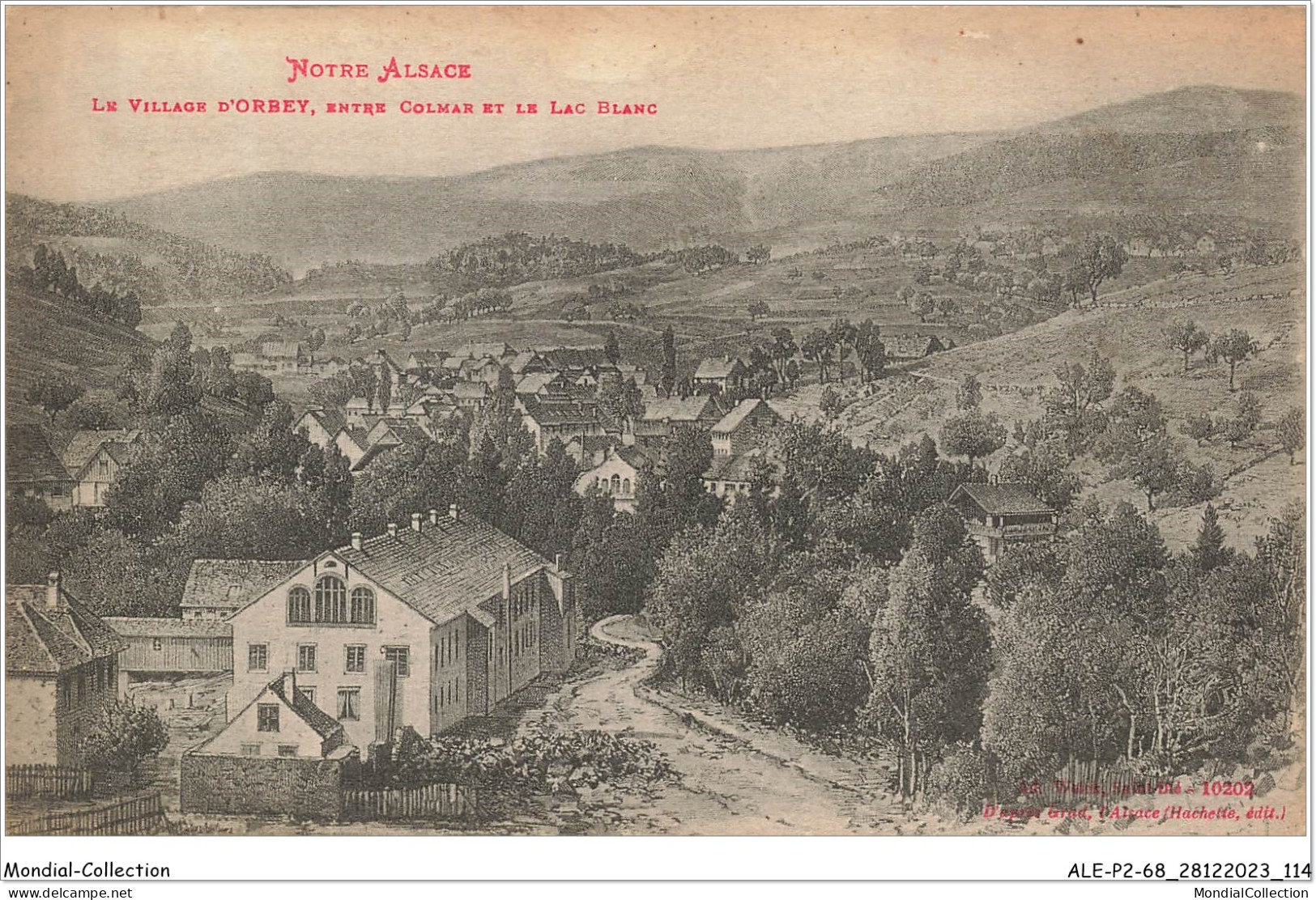 ALE1P2-68-0158 - Notre Alsace - Le Village D'ORBEY - Entre Colmar Et Le Lac Blanc - Orbey