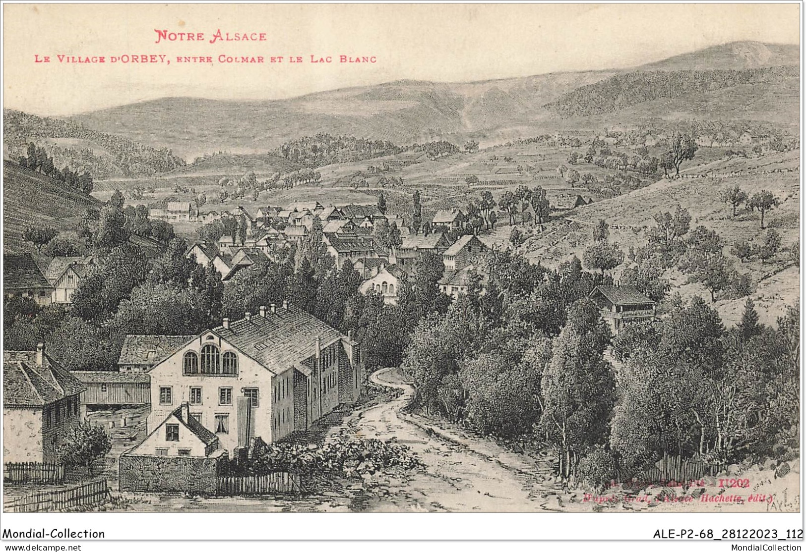 ALE1P2-68-0157 - Notre Alsace - Le Village D'ORBEY - Entre Colmar Et Le Lac Blanc - Orbey