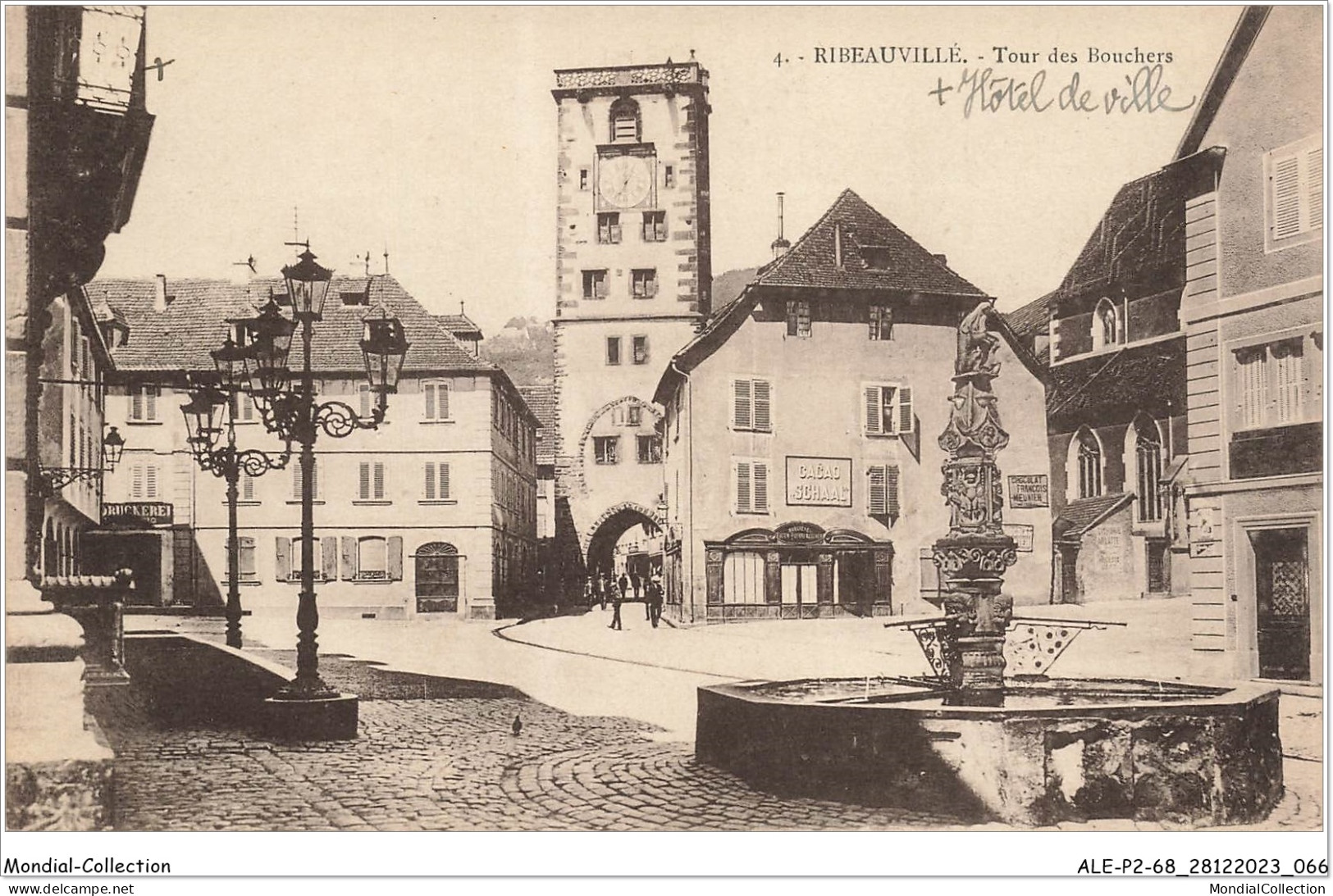 ALE1P2-68-0134 - RIBEAUVILLE - Tour Des Bouchers - Hôtel De Ville - Ribeauvillé