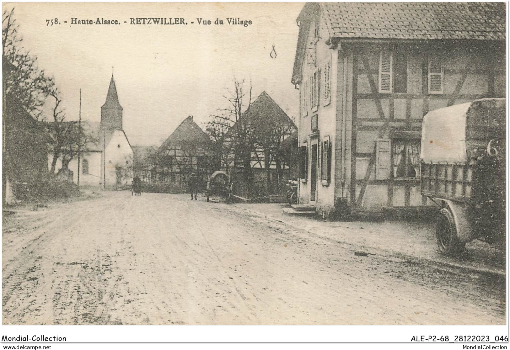 ALE1P2-68-0124 - Haute-alsace - RETZWILLER - Vue Du Village - Altkirch