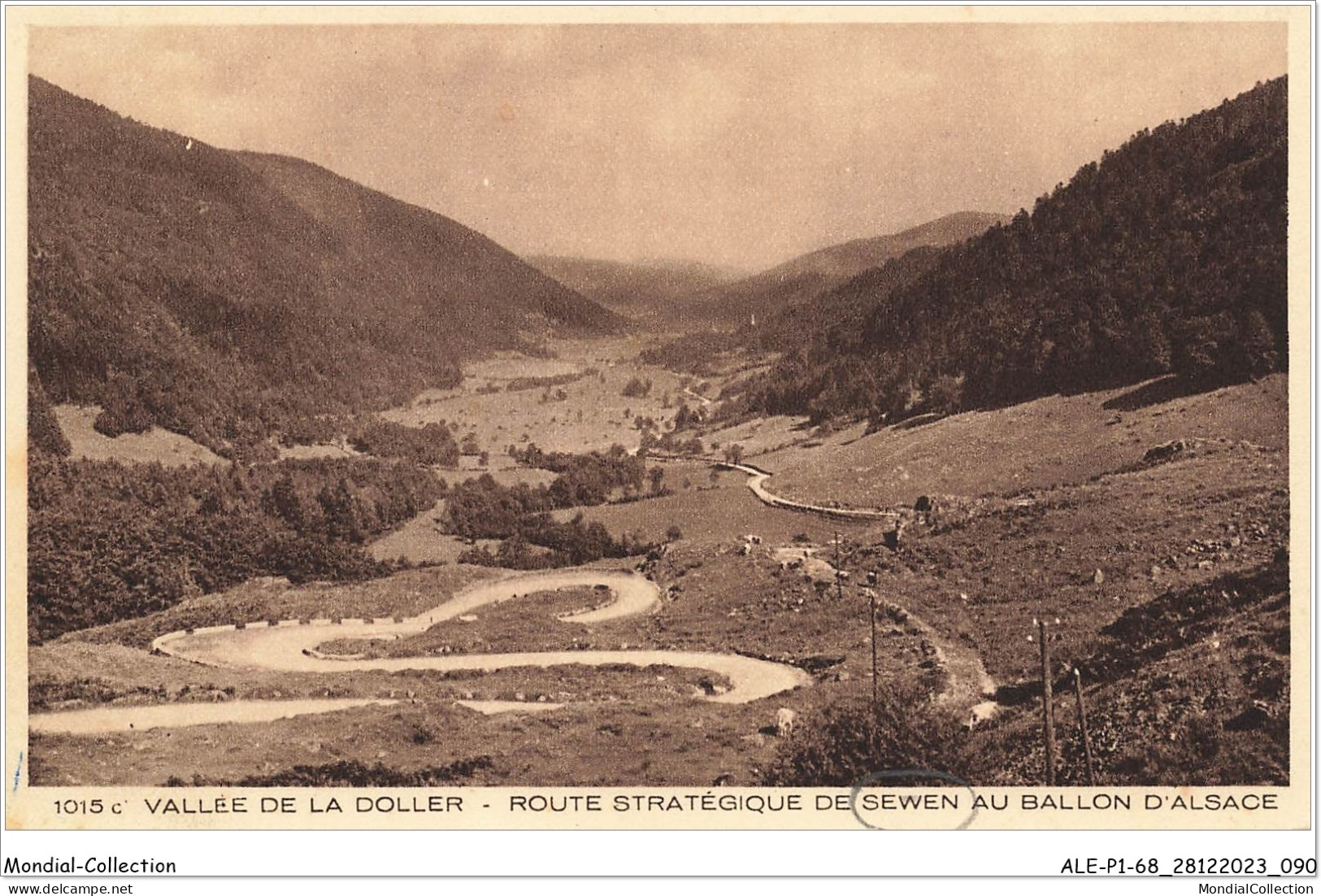 ALE1P1-68-0046 - Vallée De La Doller - Route Stratégique De - SEWEN - Au Ballon D'alsace - Thann