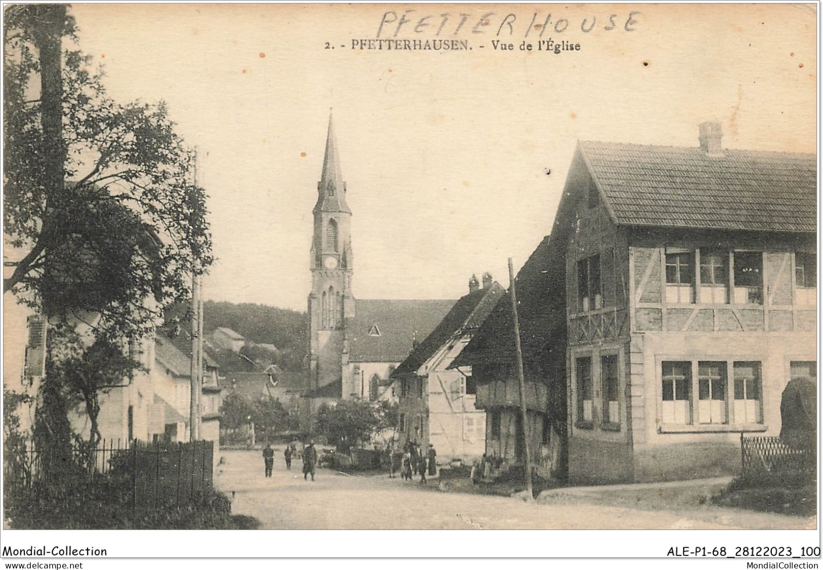ALE1P1-68-0051 - PFETTERHAUSEN - Vue De L'église - Altkirch