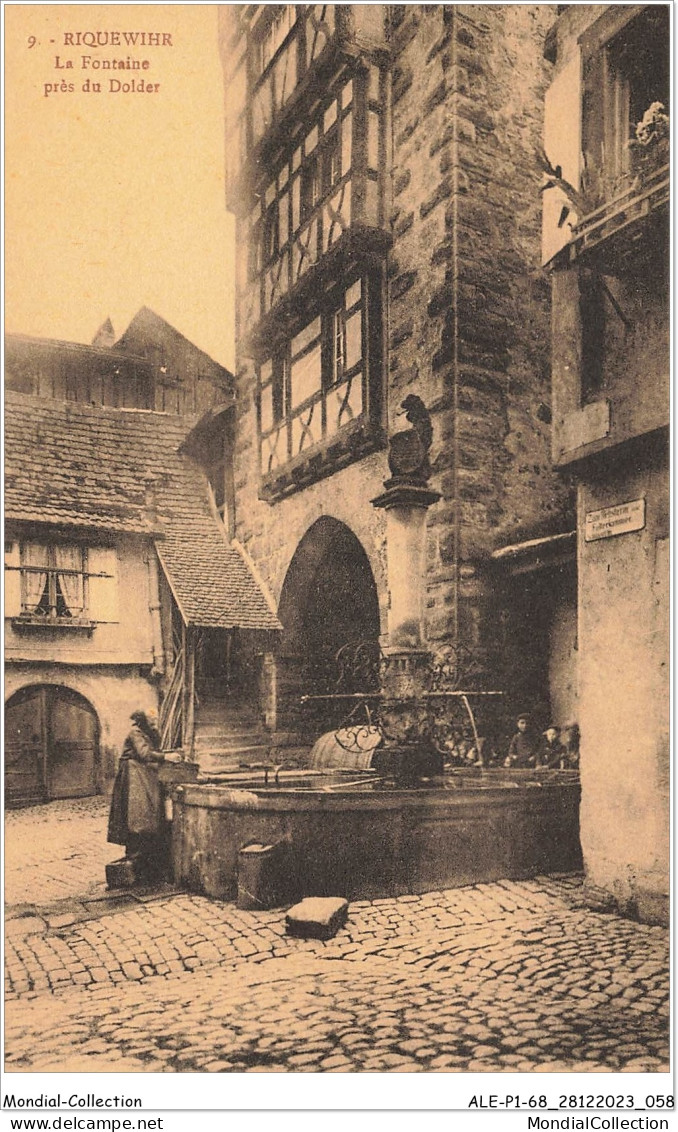 ALE1P1-68-0030 - RIQUEWIHR - La Fontaine Près Du Dolder - Riquewihr