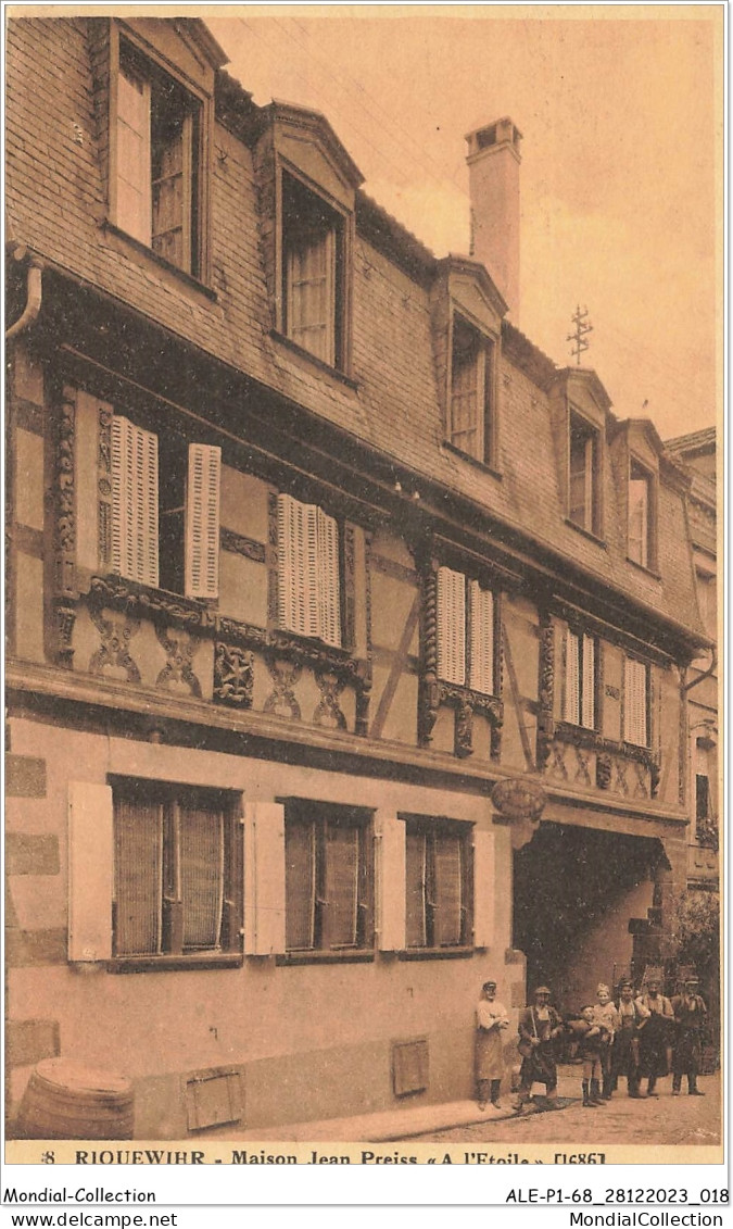 ALE1P1-68-0010 - RIQUEWIHR - Maison Jean Preiss - à L'étoile - Riquewihr