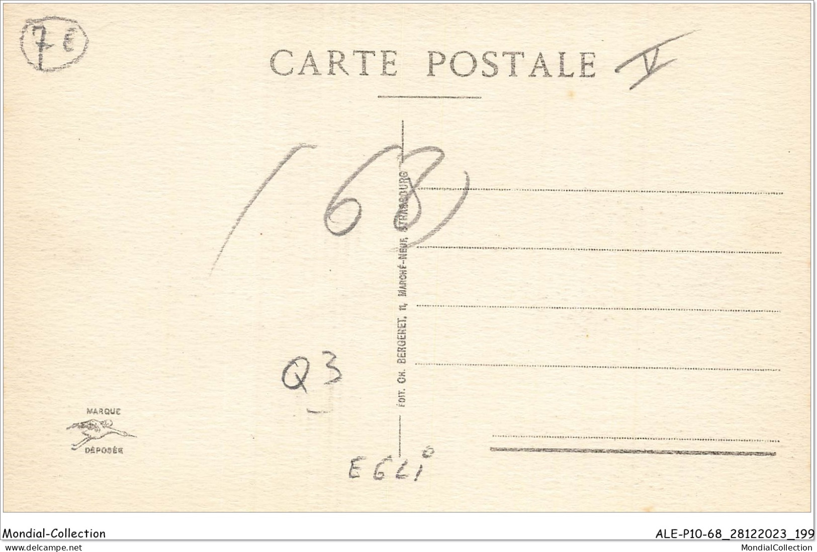 ALE2P10-68-0400 - TROIS-EPIS - Alt 700 M - Trois-Epis