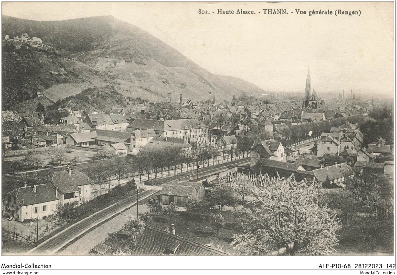 ALE2P10-68-0372 - Haute Alsace - THANN - Vue Générale - Rangen  - Thann