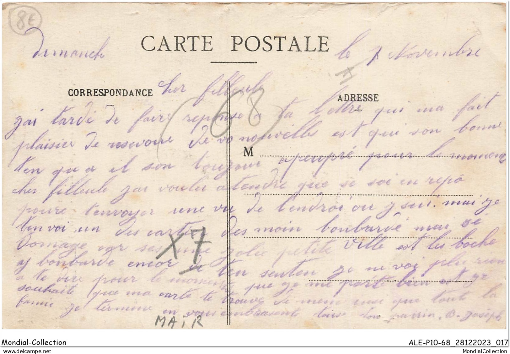 ALE2P10-68-0309 - THANN - Alsace - Mairie Bombardée Et Cathédrale  - Thann