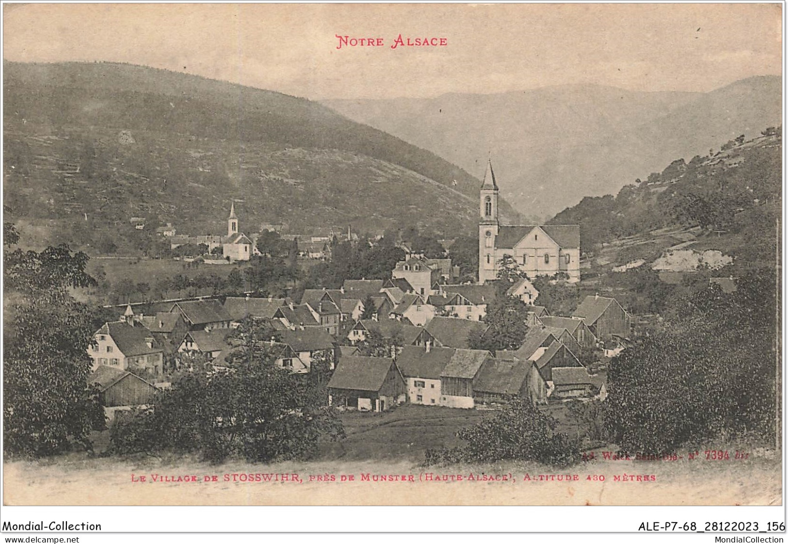 ALE2P7-68-0079 - Notre Alsace - Le Village De STOSSWIHR - Près De Munster - Haute-alsace - Altitude 430 Mètres - Munster