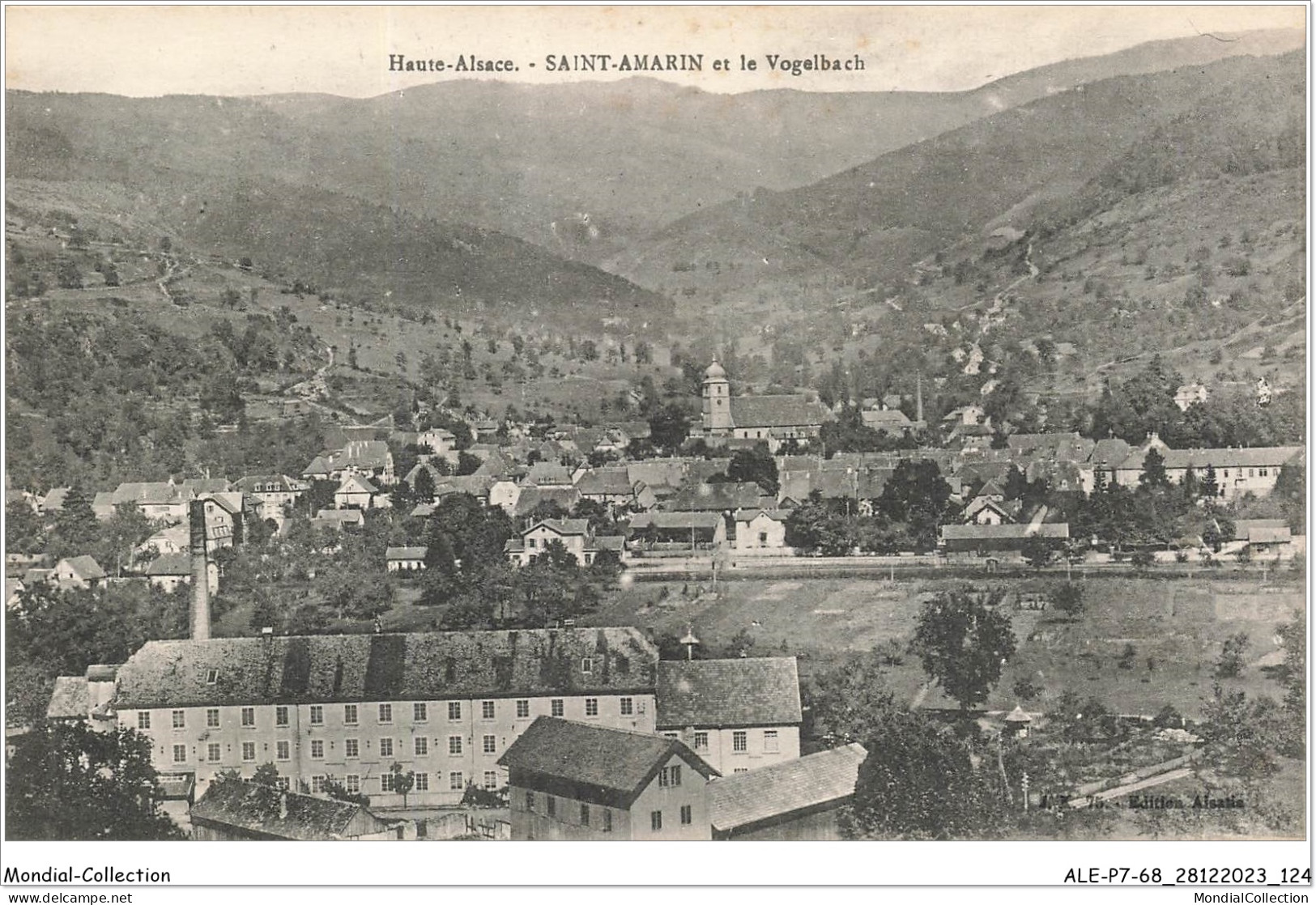 ALE2P7-68-0063 - Haute-alsace - SAINT-AMARIN Et Le Vogelbach  - Saint Amarin