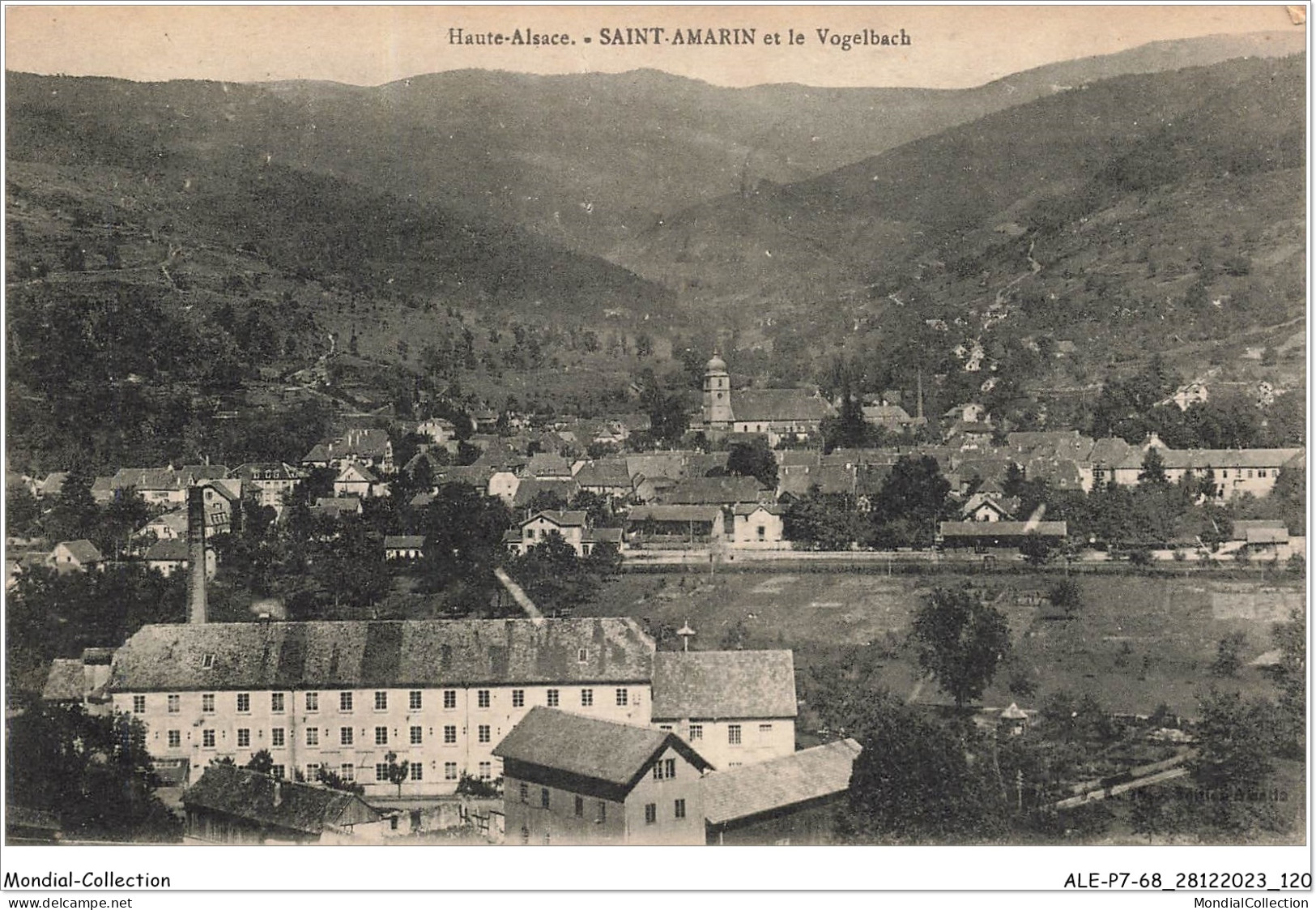 ALE2P7-68-0061 - Haute-alsace - SAINT-AMARIN Et Le Vogelbach  - Saint Amarin